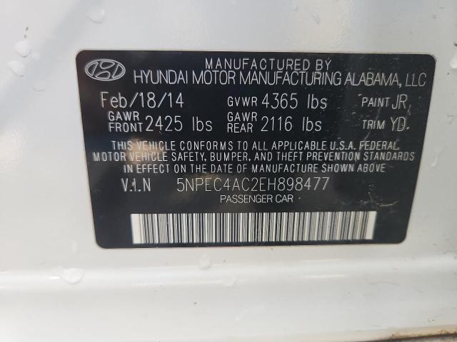 2014 HYUNDAI SONATA SE #3297101507