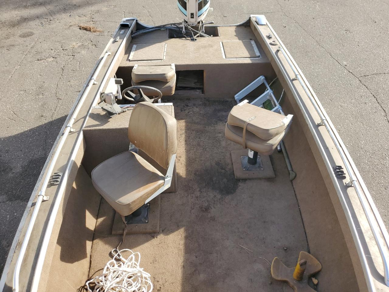 Lot #3291376150 1978 SEA NYMPH BOAT W/TRL