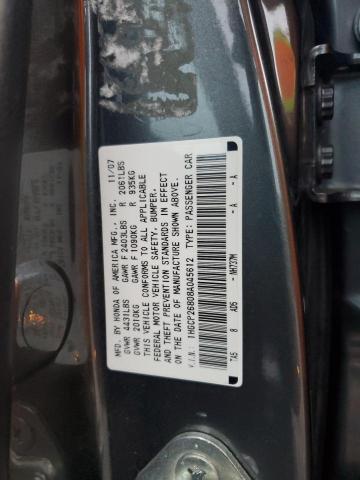 2008 HONDA ACCORD EXL #3302964611