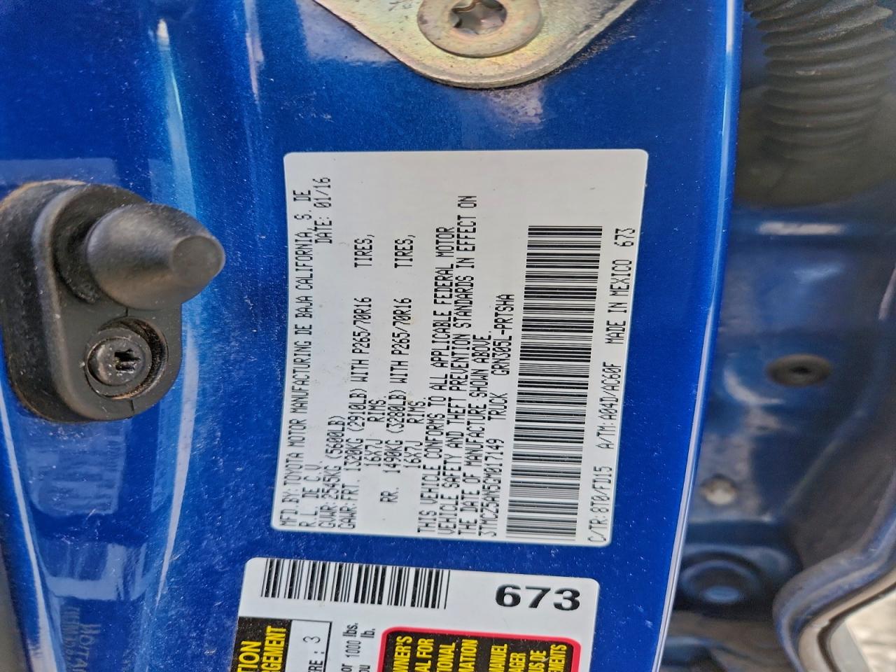 TOYOTA TACOMA DOUBLE CAB