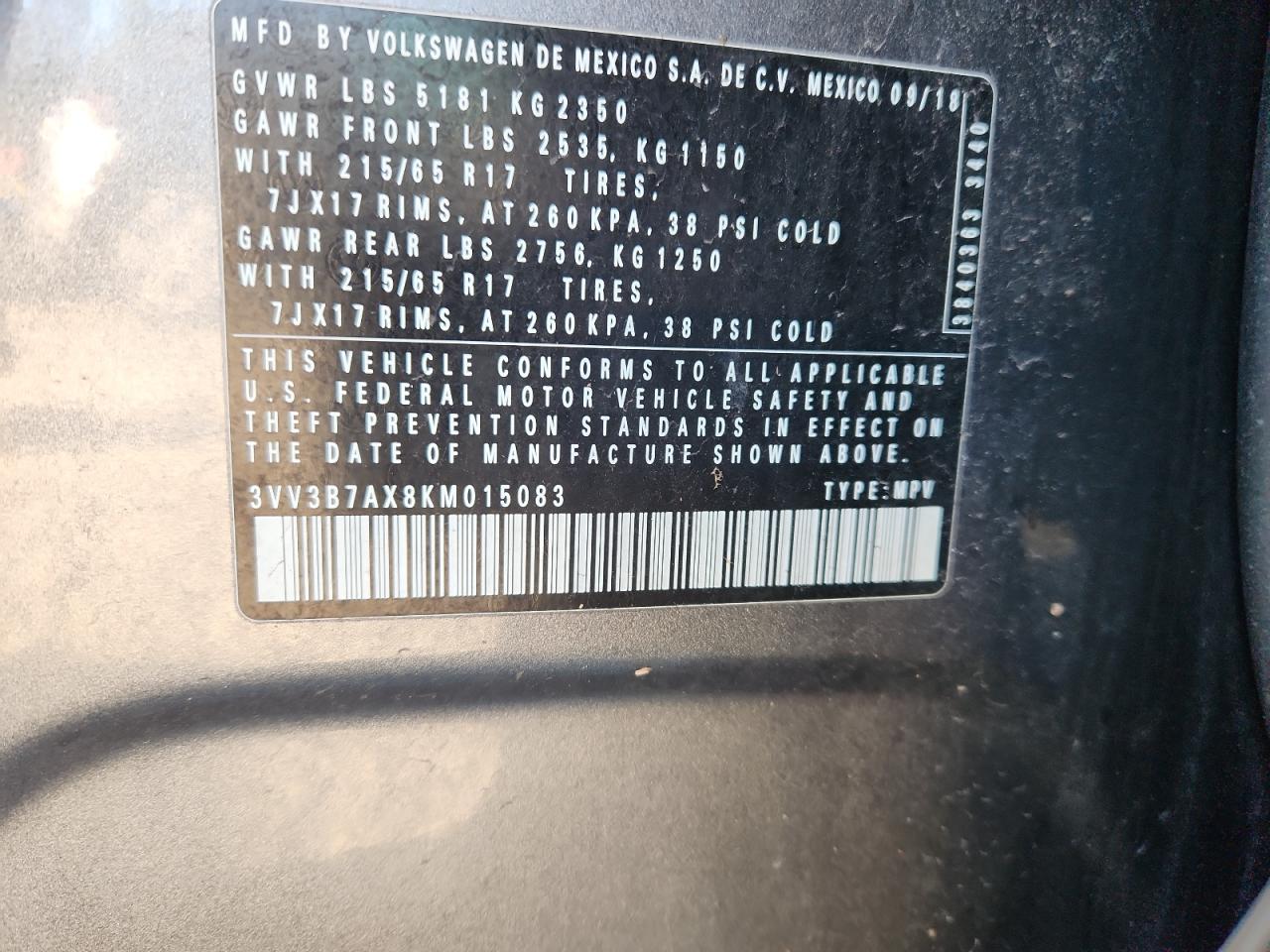 VOLKSWAGEN TIGUAN SE