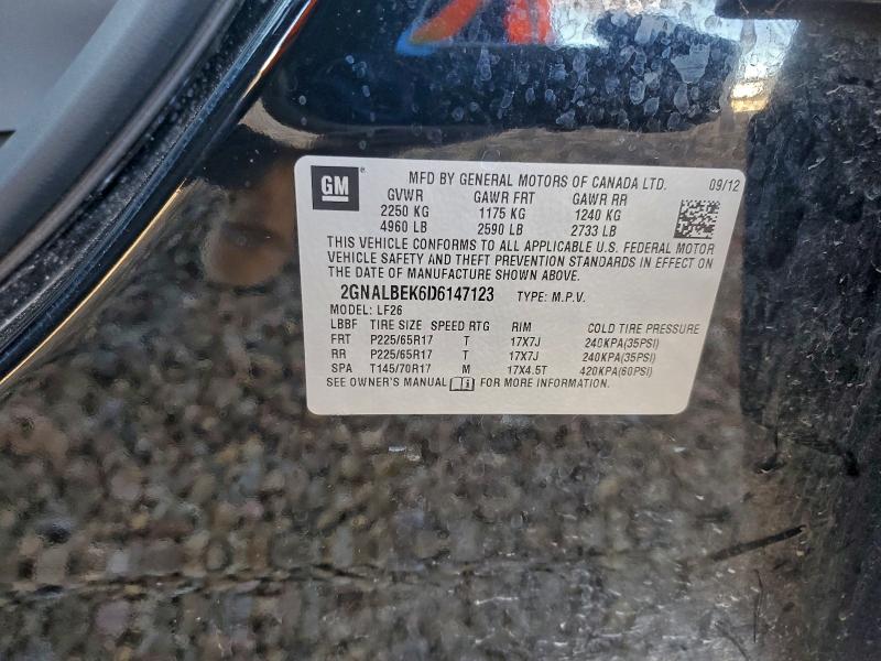 2013 CHEVROLET EQUINOX LS #3296459637