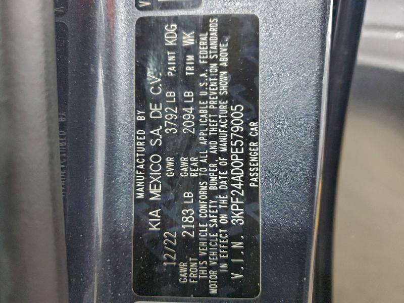 2023 KIA FORTE LX #3303972728