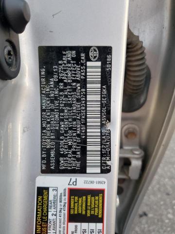 2014 TOYOTA CAMRY L - 4T4BF1FK5ER349758