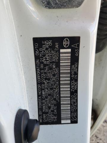 2010 TOYOTA PRIUS #3279875257