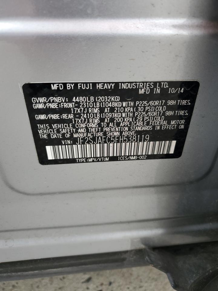 SUBARU FORESTER 2.5I PREMIUM