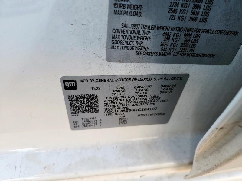 2024 CHEVROLET SILVERADO #3309656868