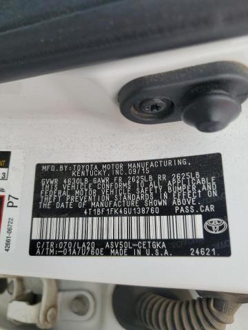 2016 TOYOTA CAMRY LE #3294682028