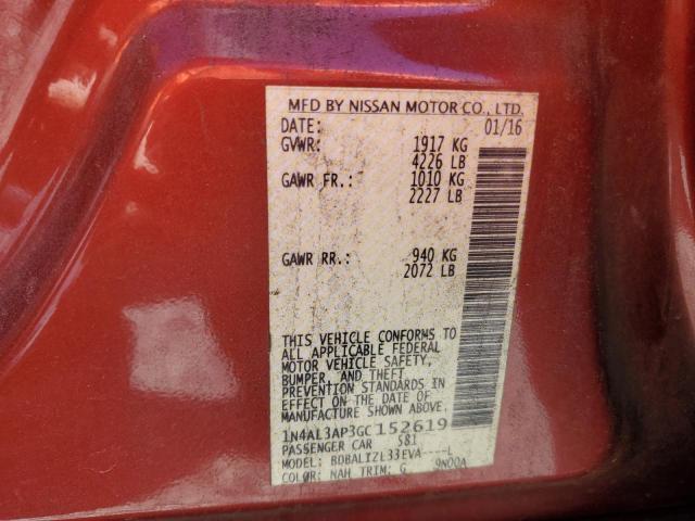 2016 NISSAN ALTIMA 2.5 - 1N4AL3AP3GC152619