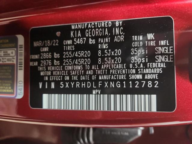 2022 KIA SORENTO EX #3304012660