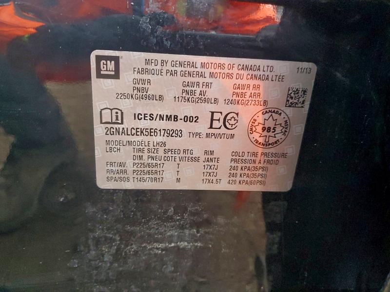 2014 CHEVROLET EQUINOX LT #3303663935