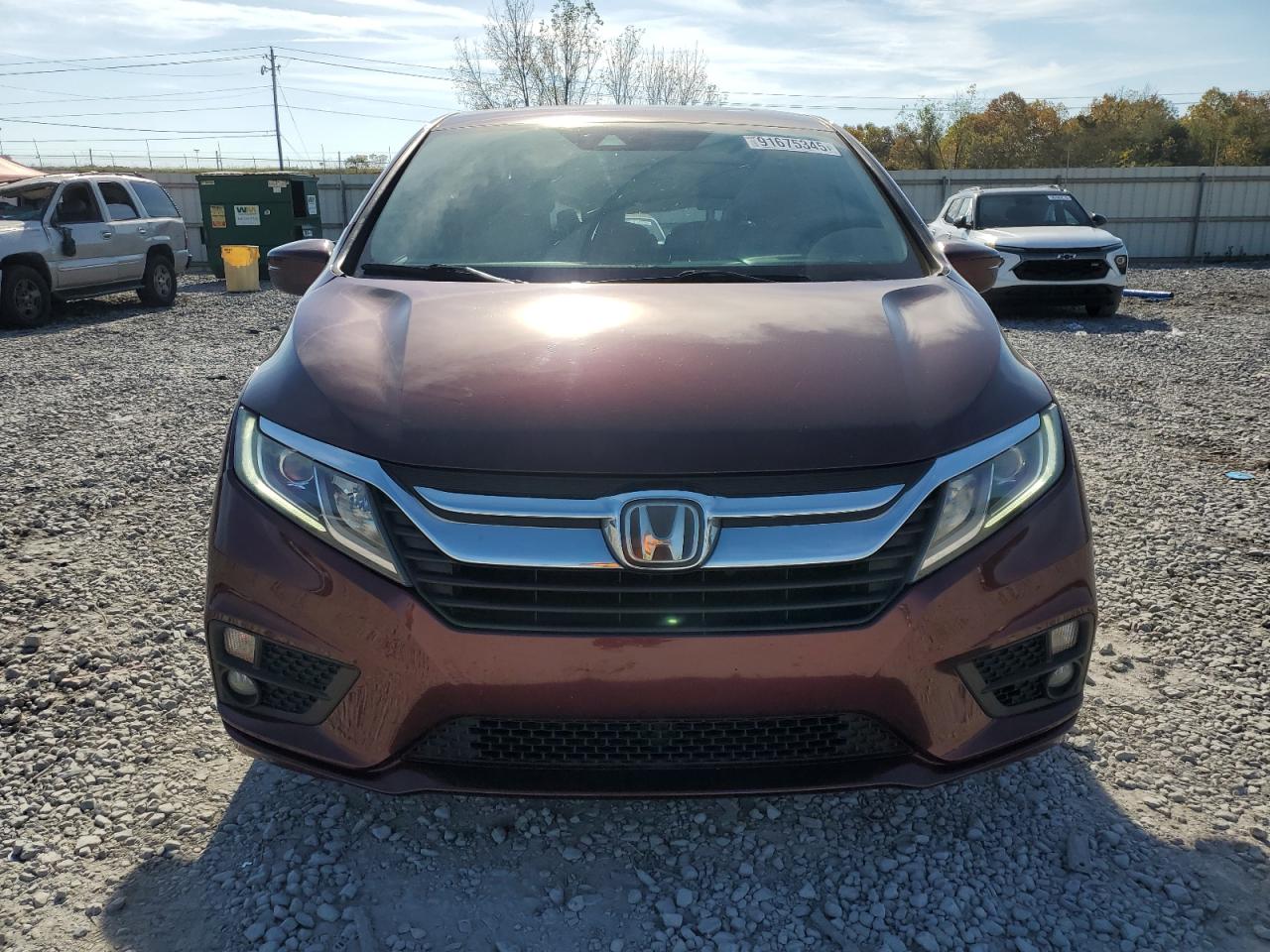 Lot #3286737319 2020 HONDA ODYSSEY EX