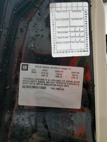 2009 CHEVROLET IMPALA 2LT #3283989844