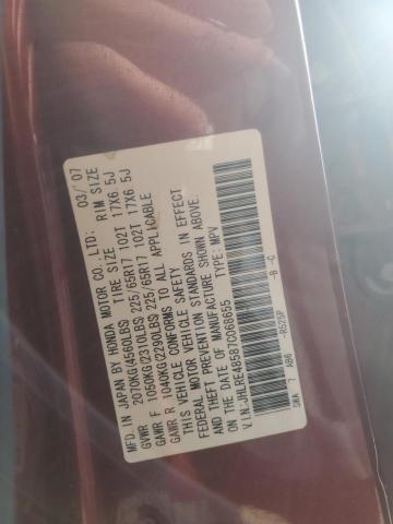 2007 HONDA CR-V EX #3284599321