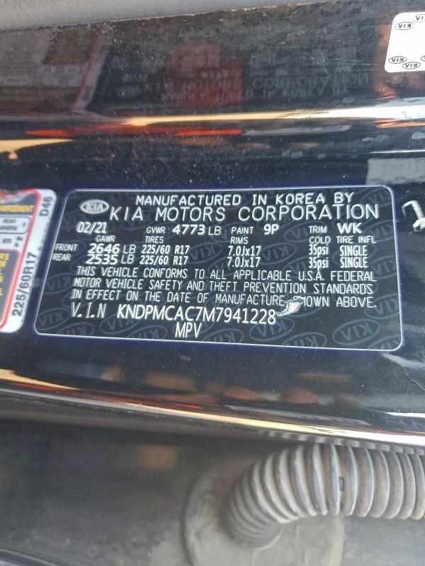 2021 KIA SPORTAGE L #3304534468