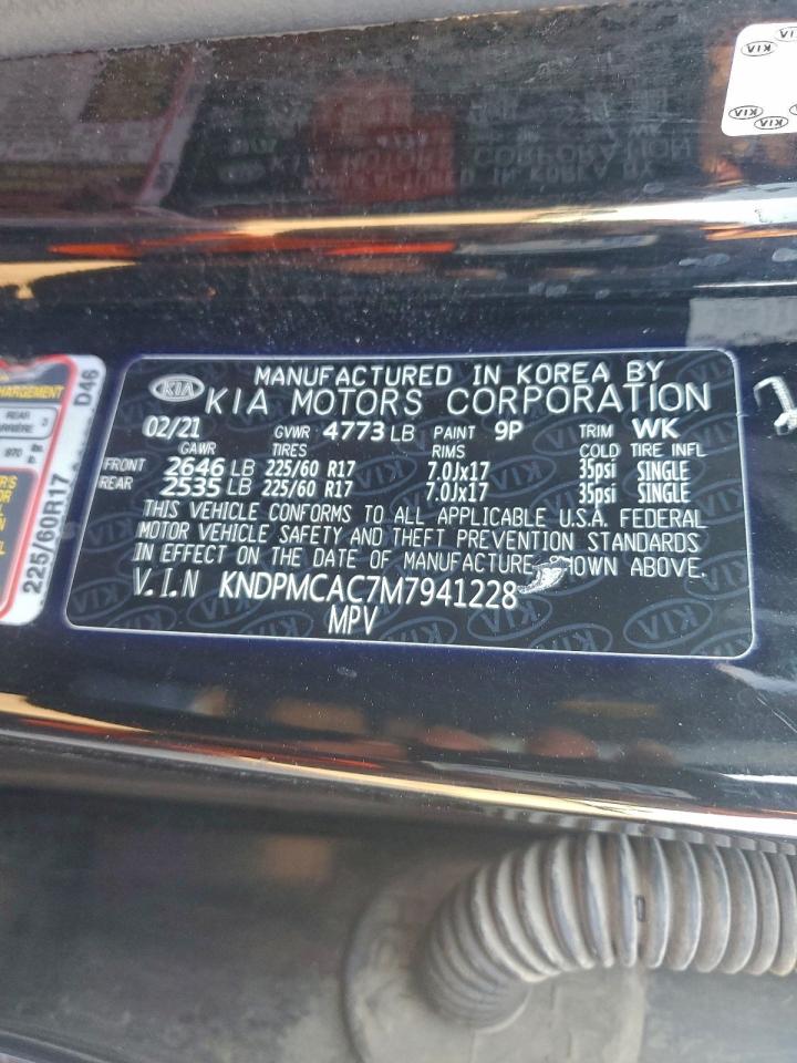 Lot #3304534468 2021 KIA SPORTAGE L