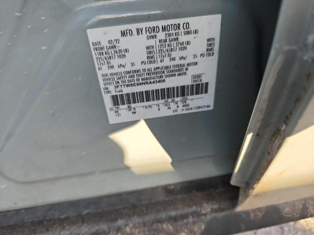 2022 FORD MAVERICK X - 3FTTW8E99NRA43406