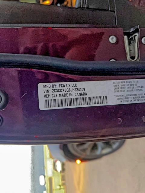 2020 DODGE CHARGER SX #3297860813