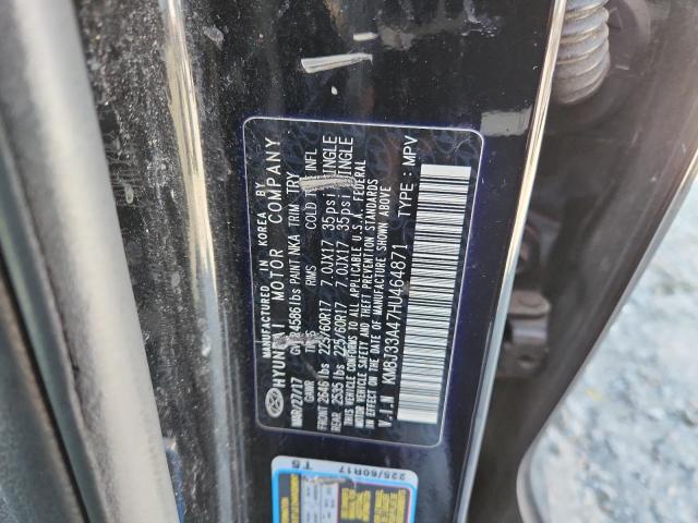 2017 HYUNDAI TUCSON LIM KM8J33A47HU464871