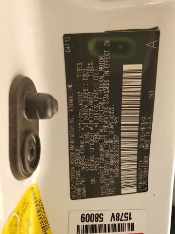 2012 TOYOTA SIENNA LE #3293513418