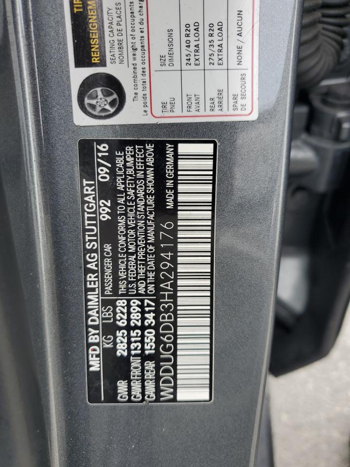 MERCEDES-BENZ S-CLASS 550E