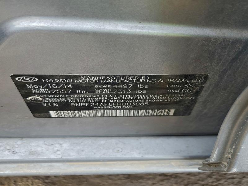 2015 HYUNDAI SONATA SE #3297738823