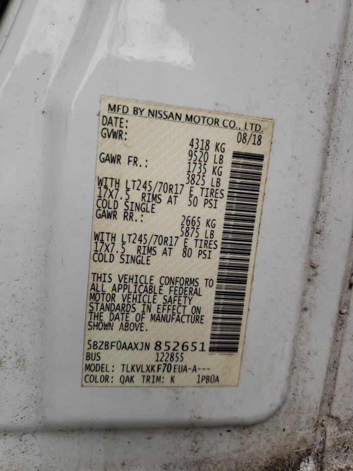 NISSAN NV3500 3500 S