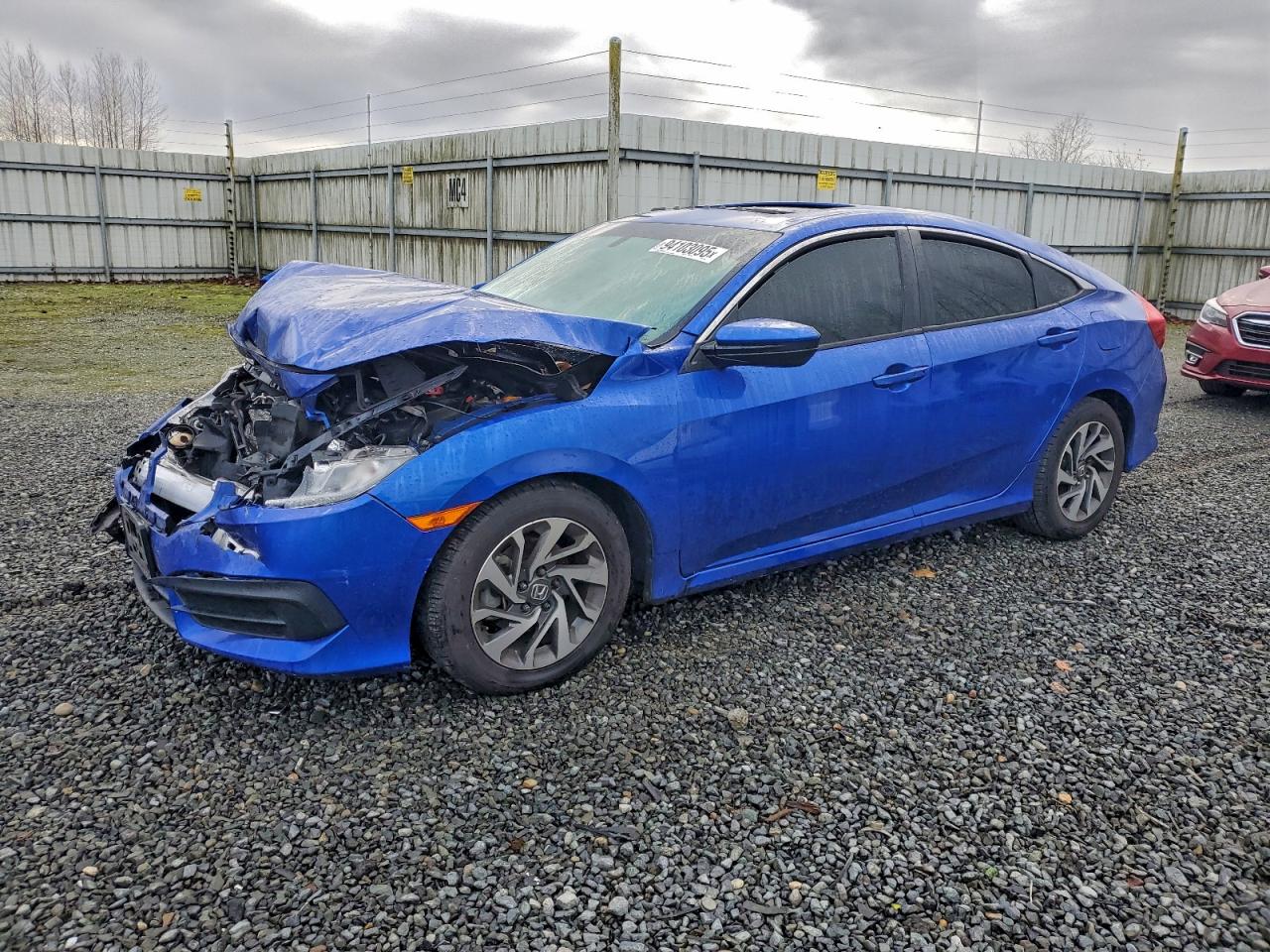 Lot #3315903140 2018 HONDA CIVIC EX