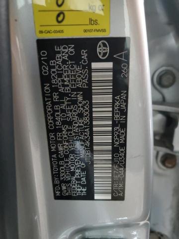 2010 TOYOTA YARIS #3282592898