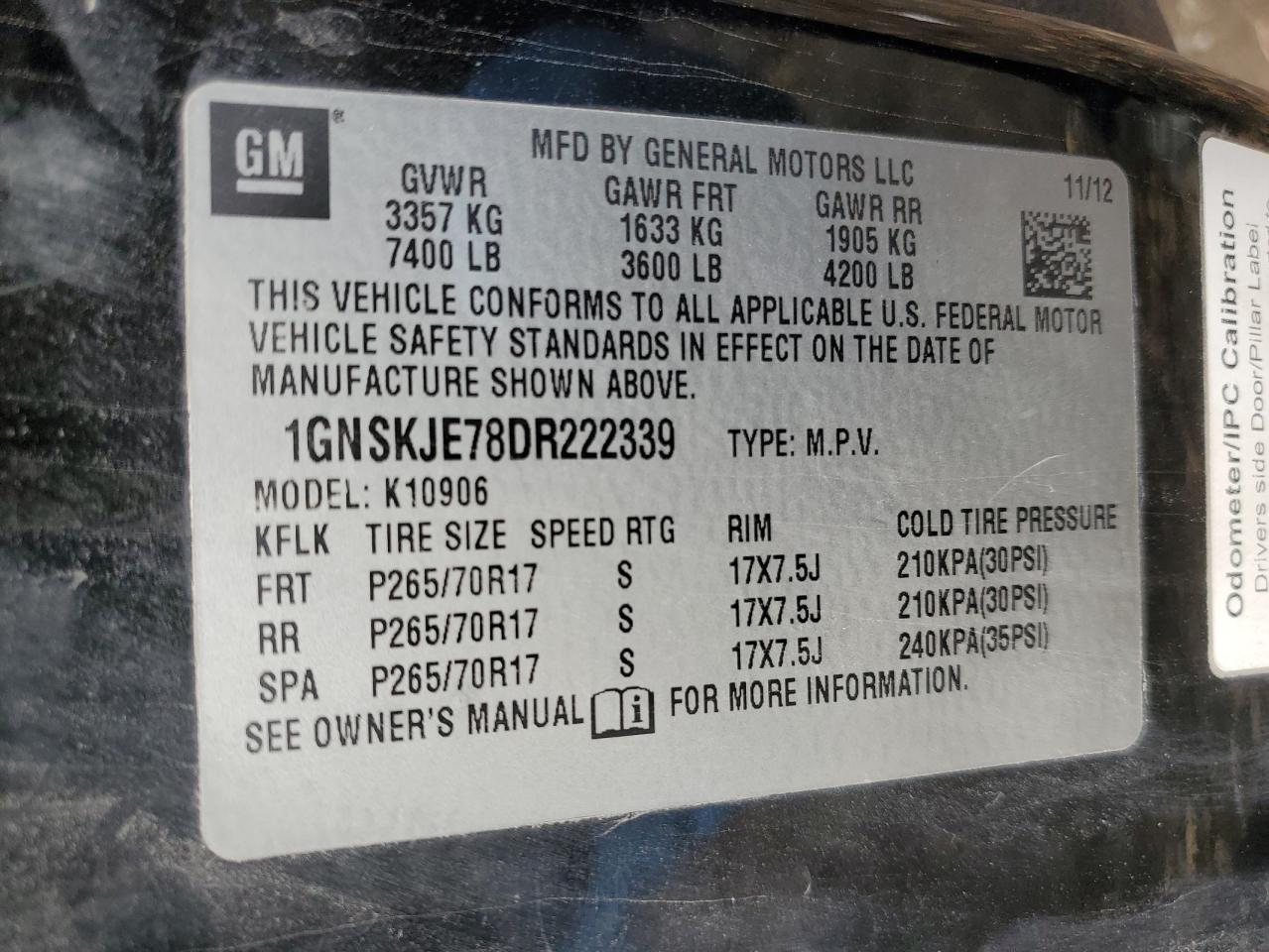 CHEVROLET SUBURBAN K1500 LT