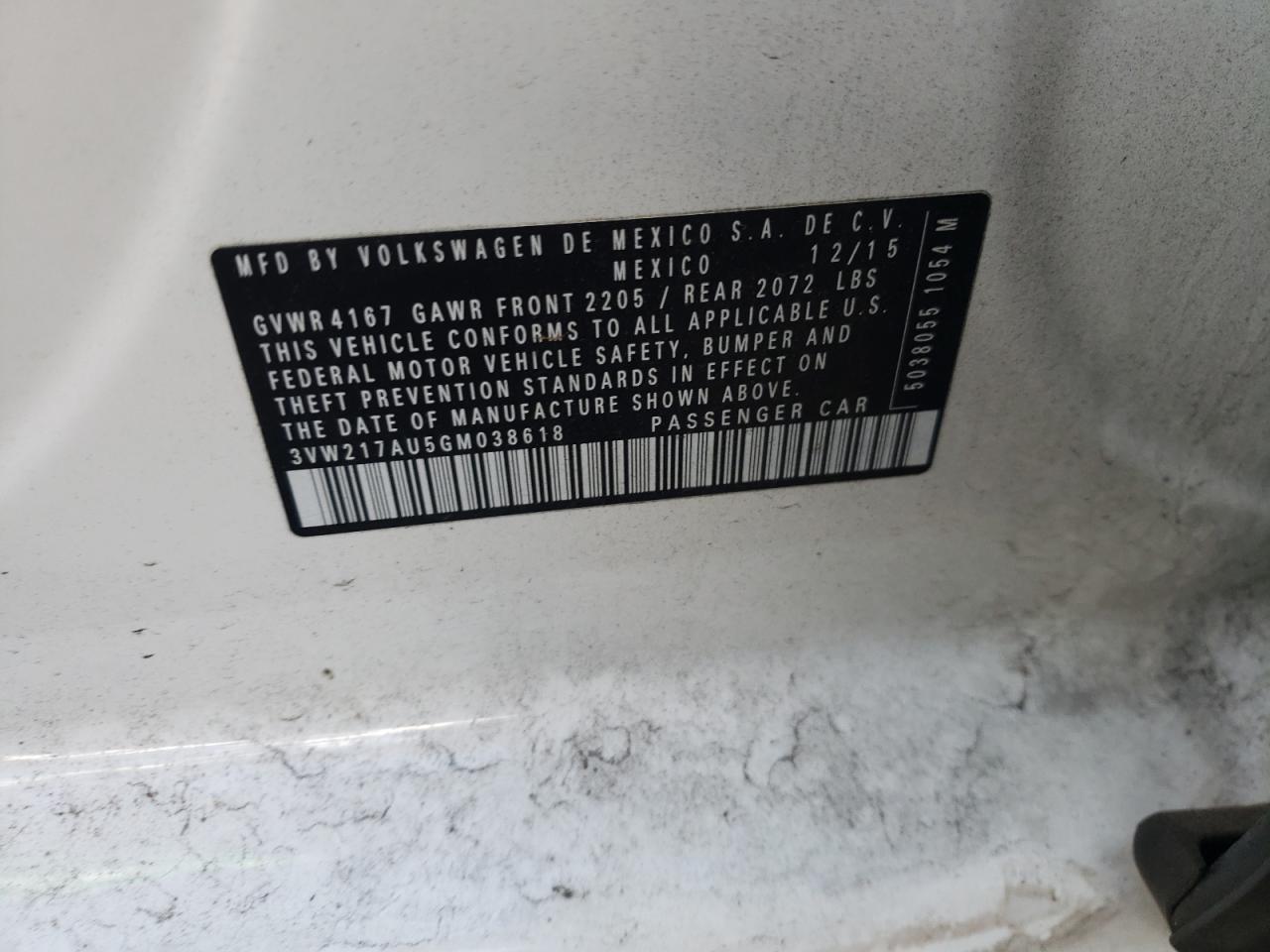 VOLKSWAGEN GOLF S/SE