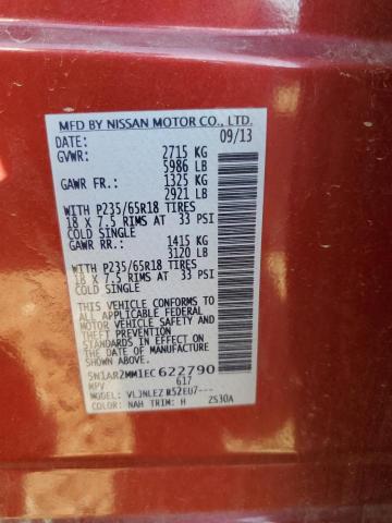 2014 NISSAN PATHFINDER #3285902578