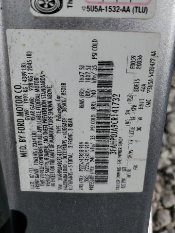 2012 FORD FUSION SEL #3301751345