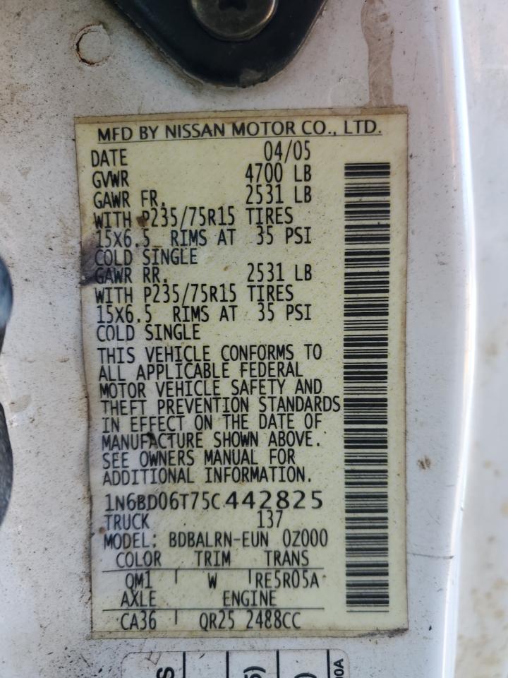 Lot #3284772522 2005 NISSAN FRONTIER K