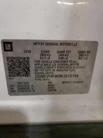 2019 CHEVROLET TRAVERSE LT #3279671933