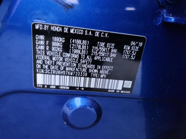 2019 HONDA HR-V EX #3297016382