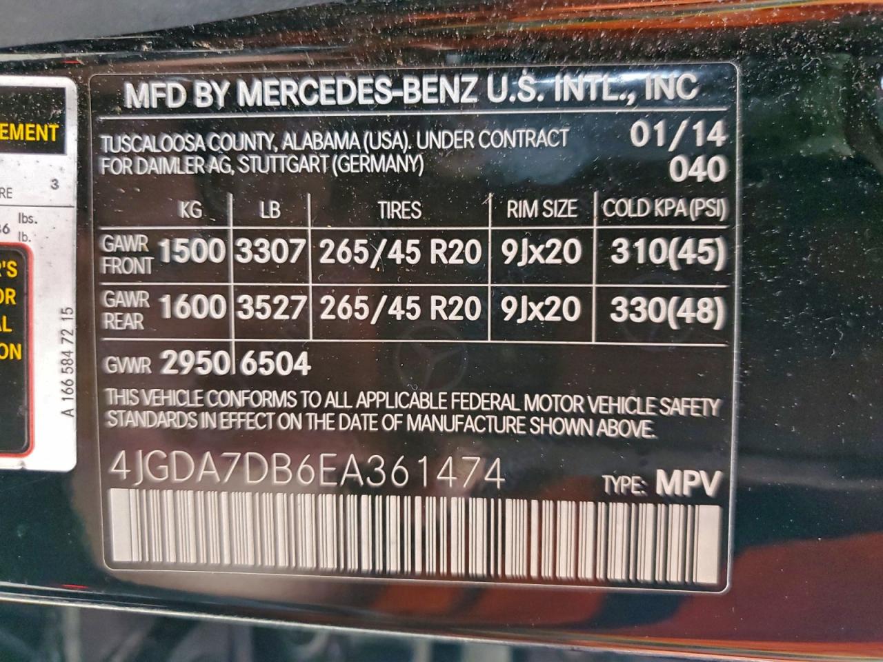 MERCEDES-BENZ M-CLASS 550 4MATIC