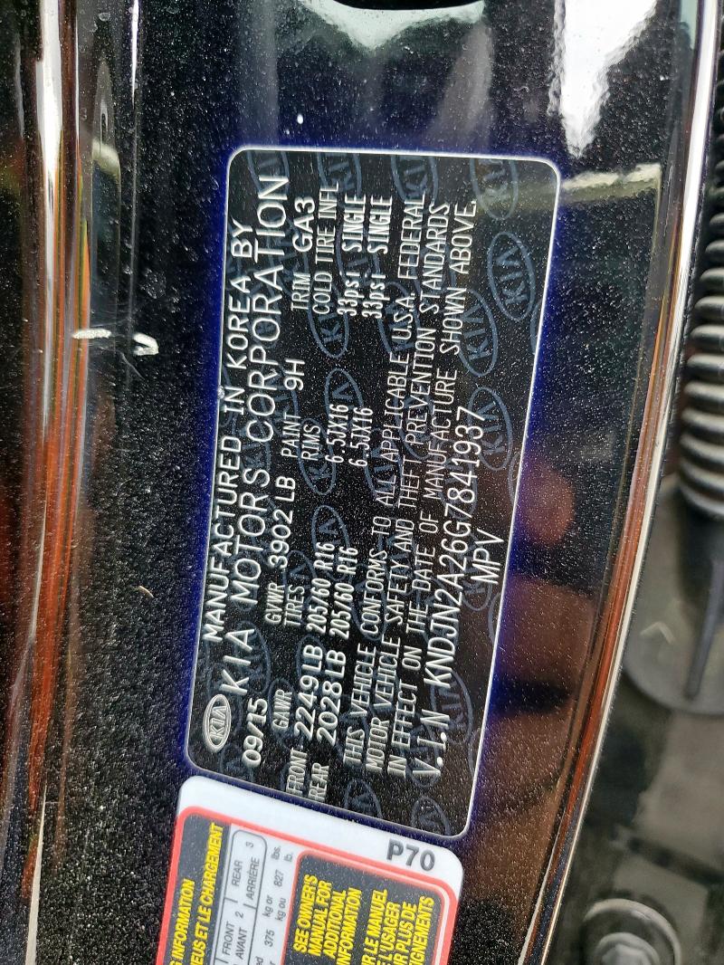 2016 KIA SOUL #3297197481