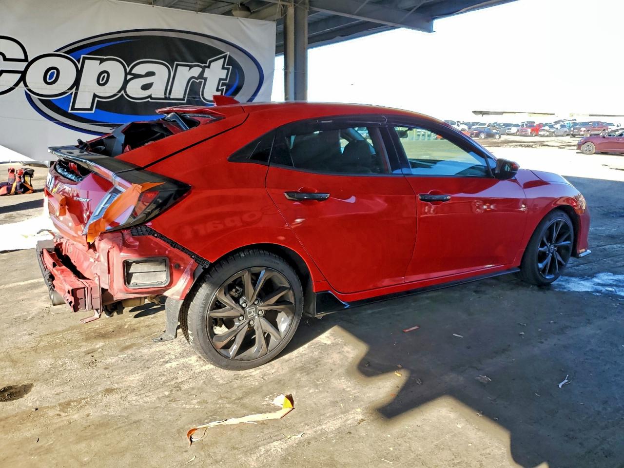 Lot #3317685171 2017 HONDA CIVIC SPOR