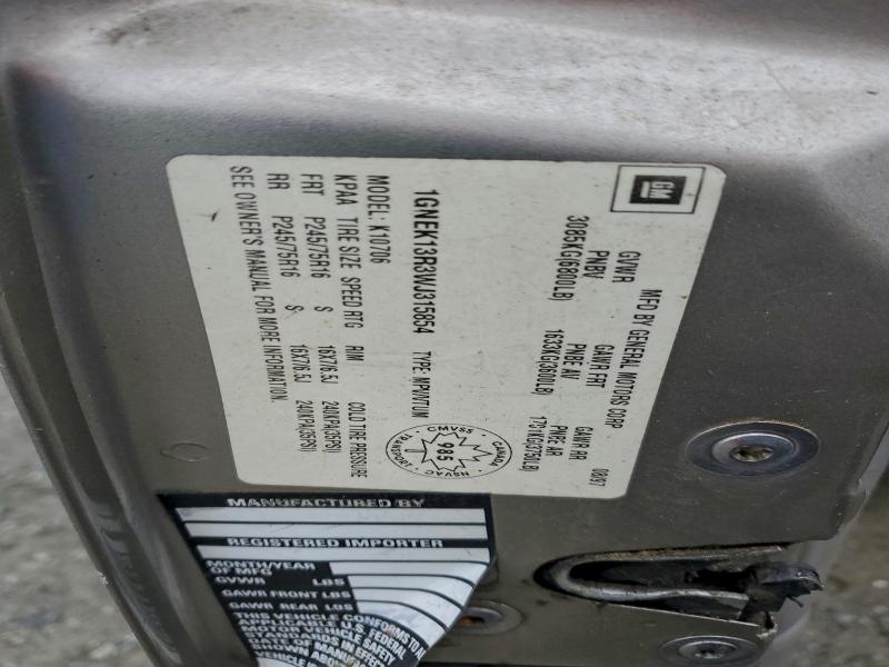 1998 CHEVROLET TAHOE K150 #3296418673