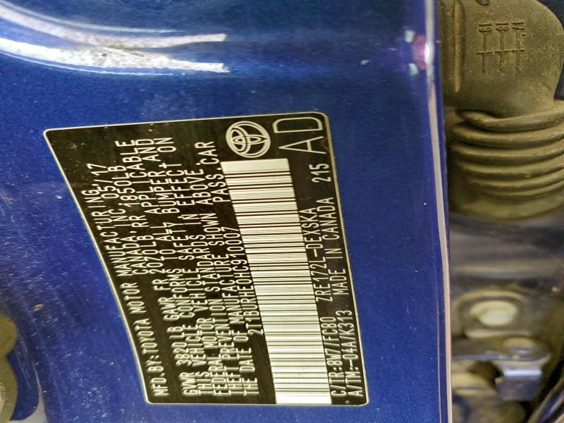 2017 TOYOTA COROLLA L #3294407548