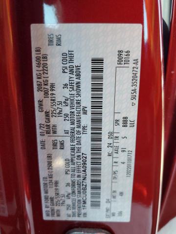 2022 FORD ESCAPE SE #3303919714