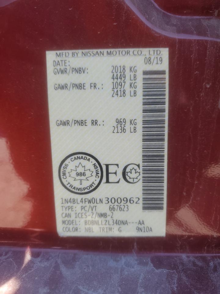 NISSAN ALTIMA PLATINUM