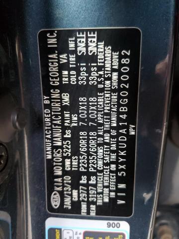 2011 KIA SORENTO EX #3311517249