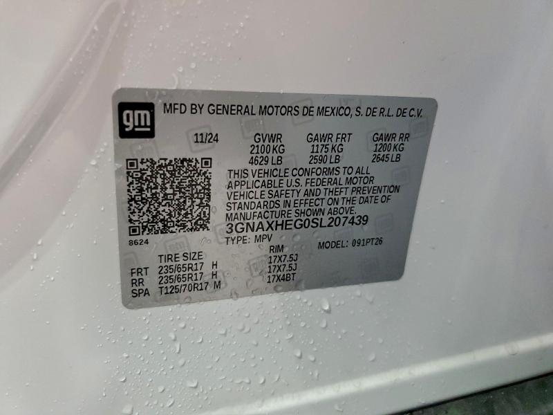 2025 CHEVROLET EQUINOX LT #3304572437