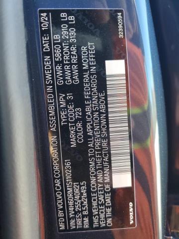 2025 VOLVO XC60 ULTRA #3296326438