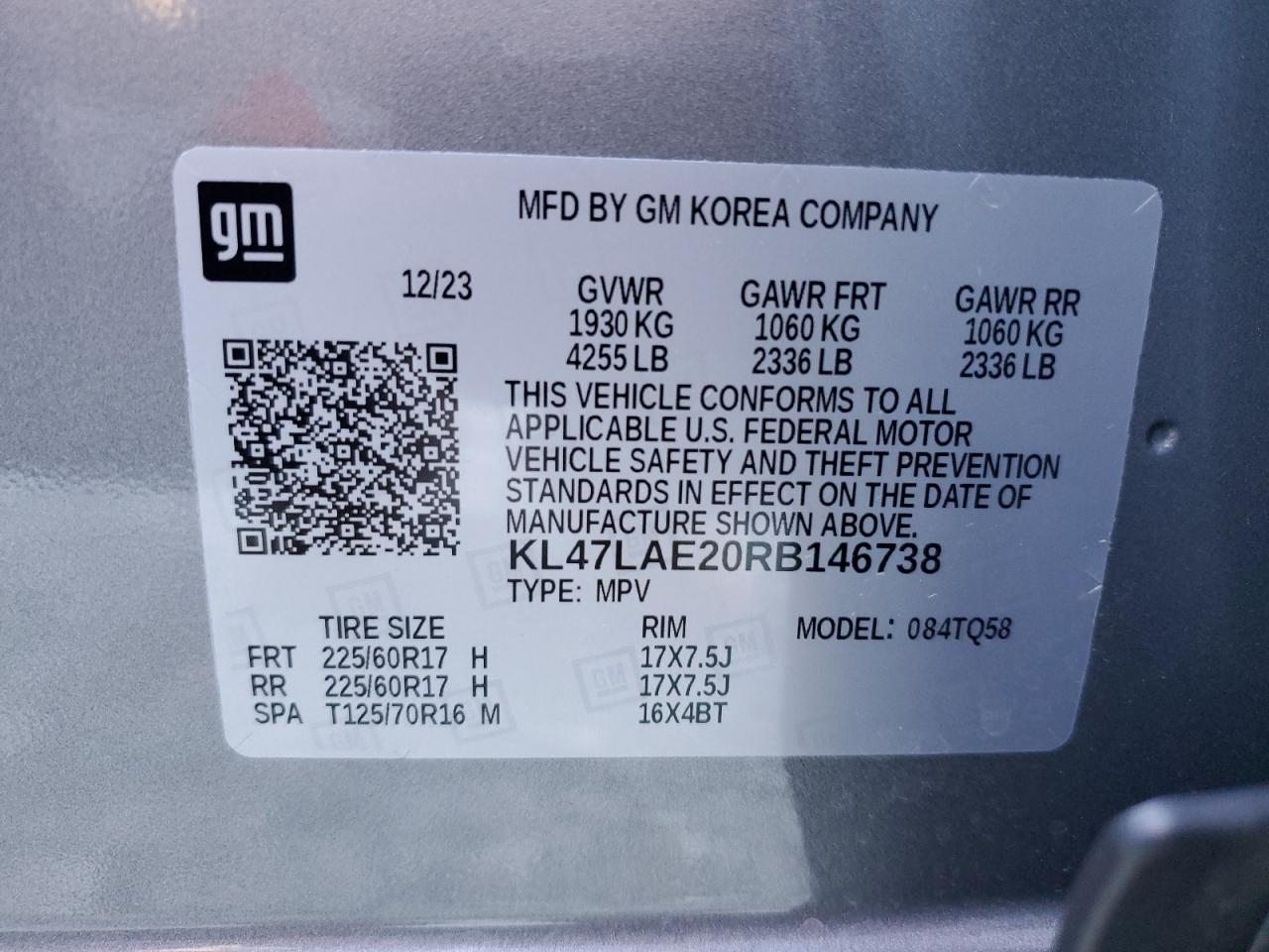 Lot #3302795912 2024 BUICK ENVISTA PR