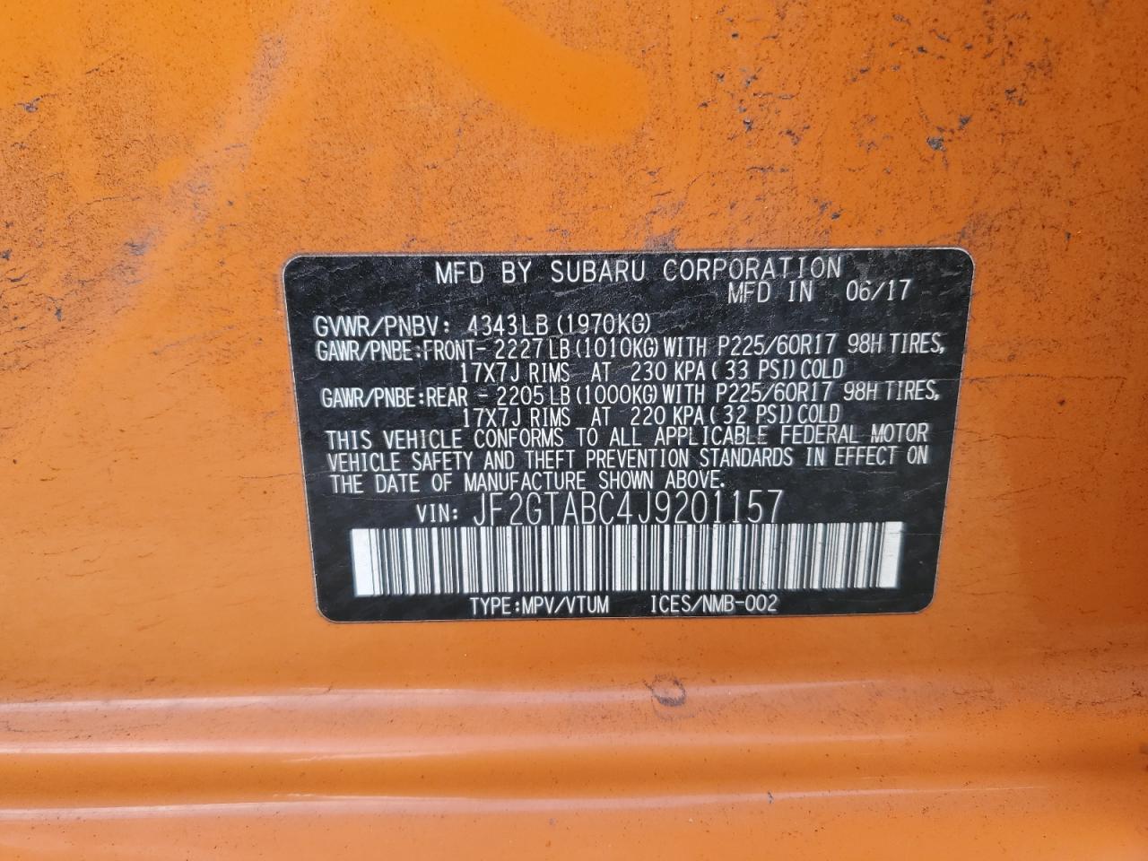 SUBARU CROSSTREK PREMIUM