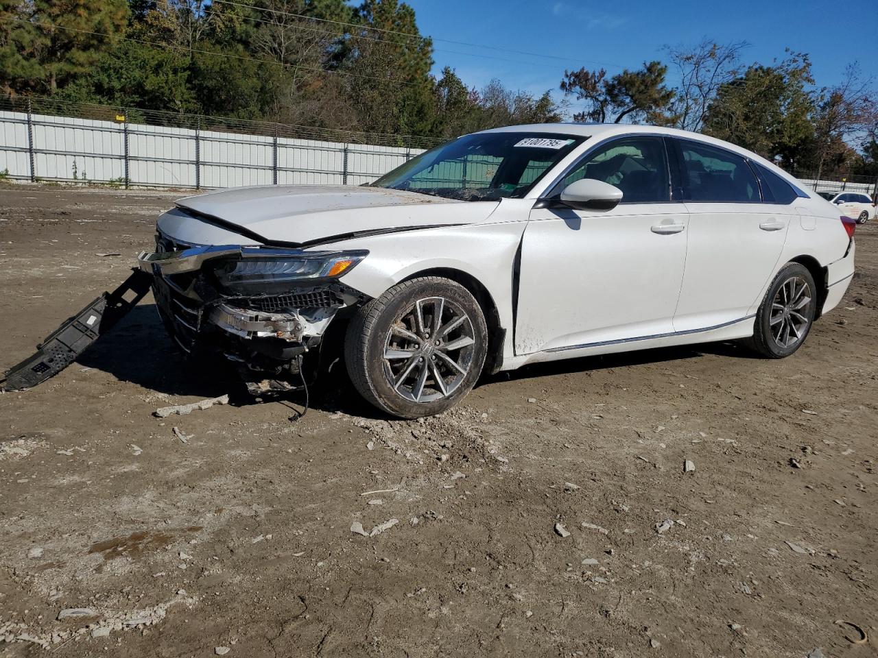 Lot #3301834370 2021 HONDA ACCORD EXL