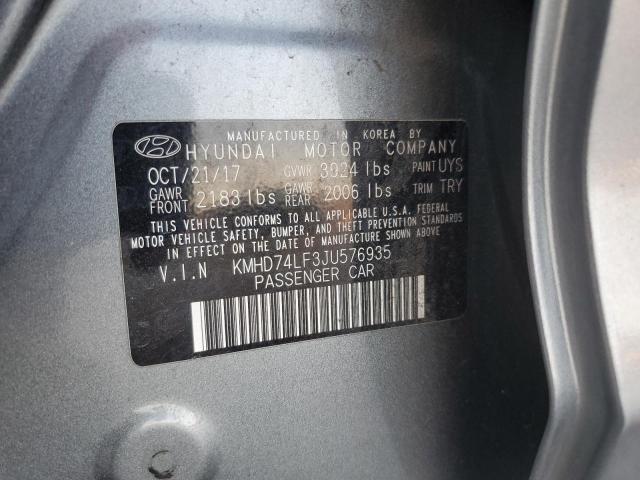 2018 HYUNDAI ELANTRA SE #3304599447